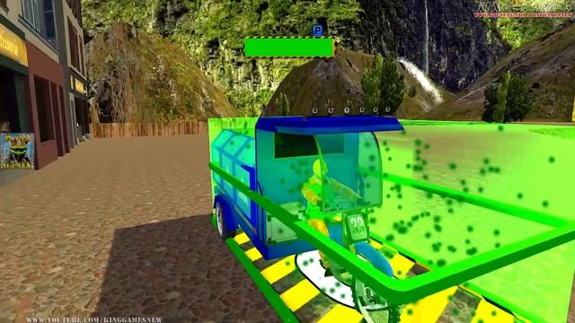 Tuk Tuk Garbage Truck Driver - Rickshaw Driving Simulator 3D - Android GamePlay смотреть онлайн