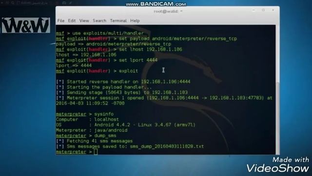 (5) Pirater un téléphone Android avec Metasploit смотреть онлайн