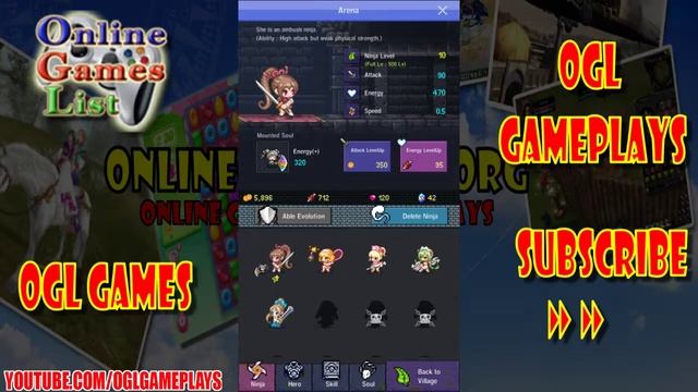 Hero Evolution 2 : Ninja Girls Gameplay (Android iOS) смотреть онлайн