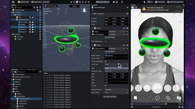 Lens Studio Tutorial - 3D Basics & Introduction to Tween смотреть онлайн