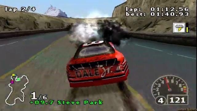Nascar Rumble PS1 Gameplay HD (DuckStation)