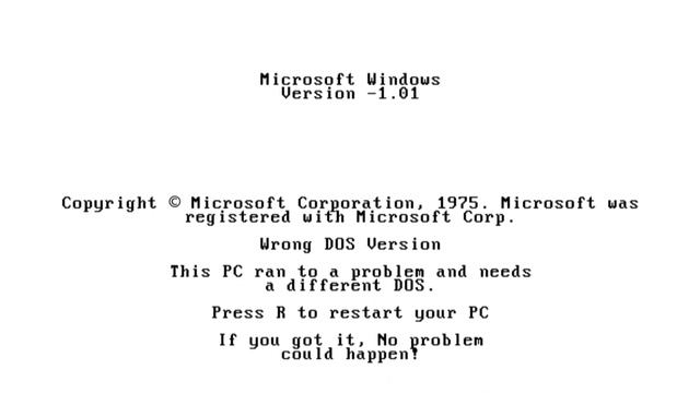 Windows -1.01 BSOD смотреть онлайн