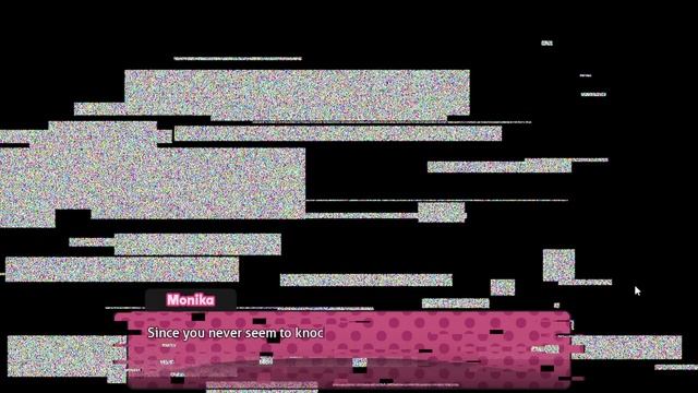 I gently opened the door... | "Monika After Story" смотреть онлайн