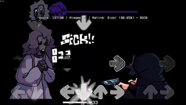 (FNF) Encounter Z Sharp Remix CHARTED but 2 song speed challenge смотреть онлайн
