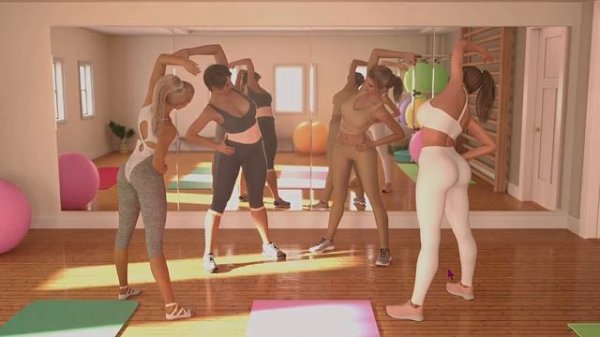 A wife and mother gameplay- yoga classes from Dylan's point of views[android/pc]