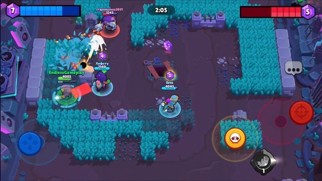 Brawl Stars - Gameplay Walkthrough Part 492 - Gene - Gem Grab (iOS, Android) смотреть онлайн