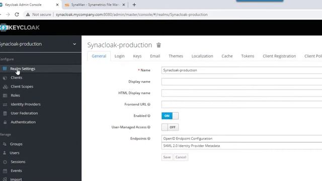 Integrating a KeyKloak server with SynaMan to use the single sign-on feature. смотреть онлайн