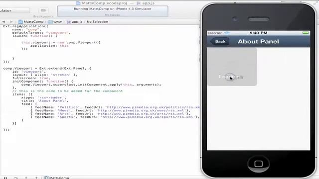 RSS Reader Component смотреть онлайн