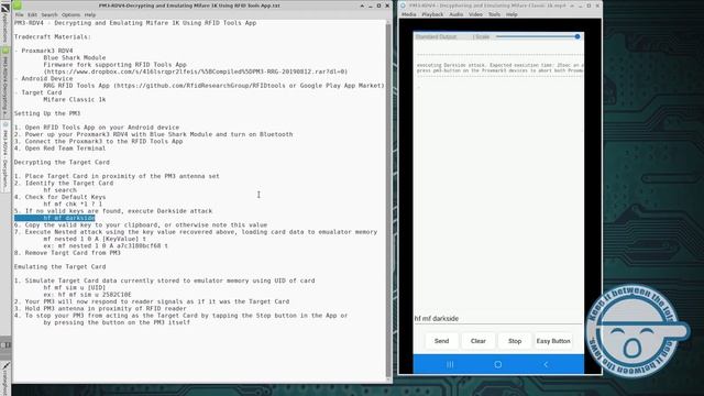 Proxmark3 RDV4 - Cracking and Cloning Mifare Classic RFID Cards with the RFID Tools Android App смотреть онлайн