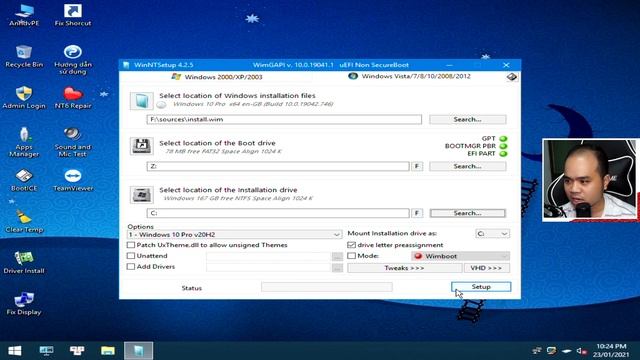 Cài Win 10 20H2 Perfect J4Me bằng Anhdv_Boot 2021 смотреть онлайн