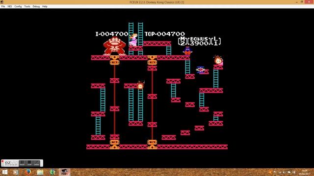 Donkey Kong Classics for FCEUX emulator NES смотреть онлайн