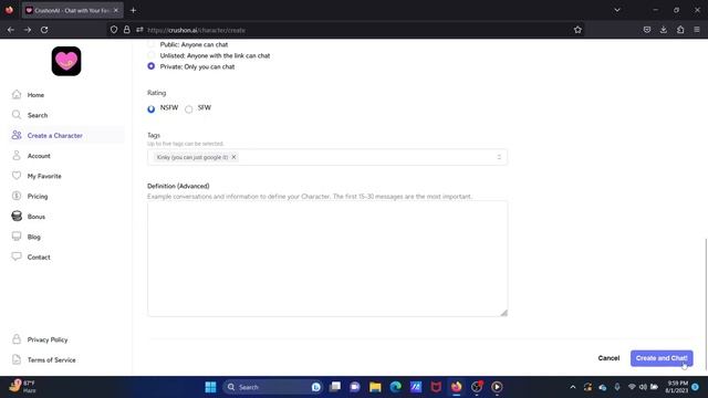 CrushOn AI La mejor alternativa de inteligencia artificial de personajes NSFW [Spanish] смотреть онлайн