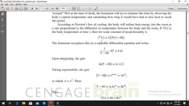 DE Lecture 11 Applications of First order differential equations смотреть онлайн
