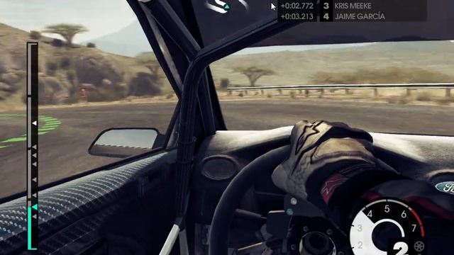 Dirt 3 VR Gameplay - VR Headset (cardboard) + Trinus + TrackIRFixer + Opentrack