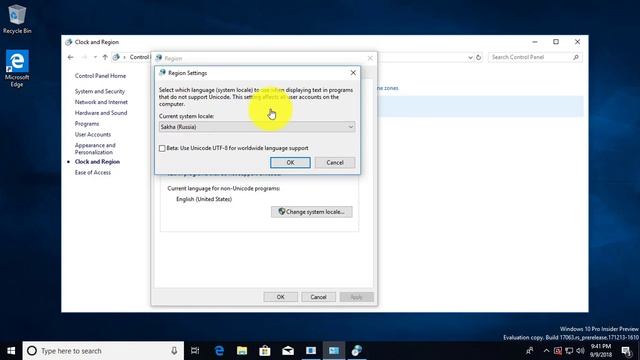 How to Fix Language Problem of Non Unicode Program in Windows 10 смотреть онлайн