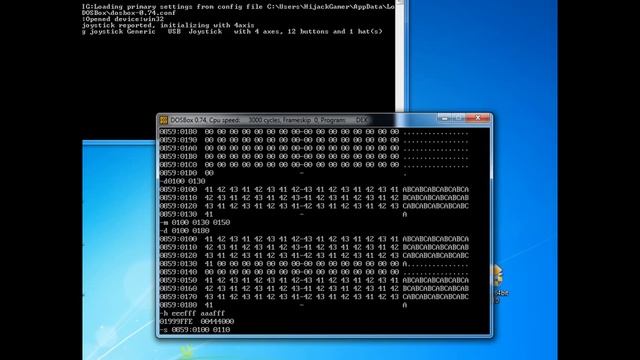 Installing and running debug.exe 64-bit (x64) and some instruction test смотреть онлайн