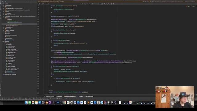 Live coding extracting interface from deeplink service to submit to Solana Unity SDK - Part 5.5 смотреть онлайн