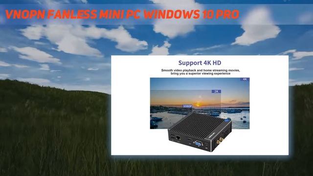 Vnopn Fanless Mini PC Windows 10 Pro AZ Review смотреть онлайн