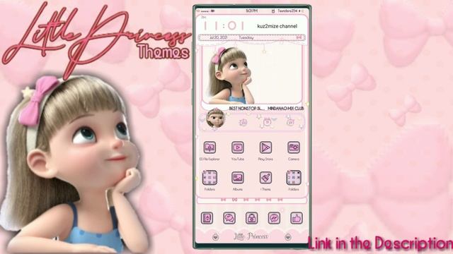 Little Princess Themes (Free) Overall themes for all vivo Android 9,10,11 @Kuz2MizeChannel смотреть онлайн