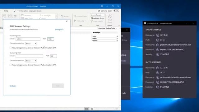 ProtonMail - How to Add Your ProtonMail Account to Outlook on Windows with ProtonBridge смотреть онлайн