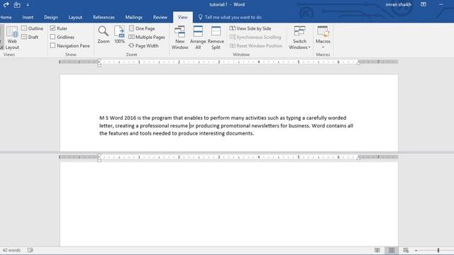 How to use New Window and Arrange all Split Window in Microsoft Word [HINDI/URDU] смотреть онлайн