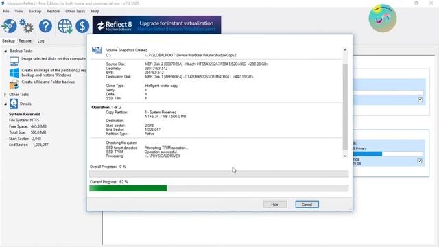 Windows OS Clone from HDD To SSD. смотреть онлайн