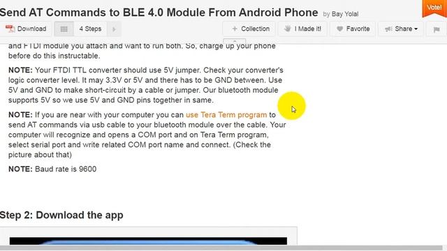 Send AT Commands to BLE 4.0 Module From Android Phone смотреть онлайн