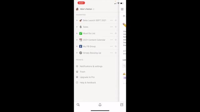 How To Use The Notion iOS App - Notion Tips смотреть онлайн