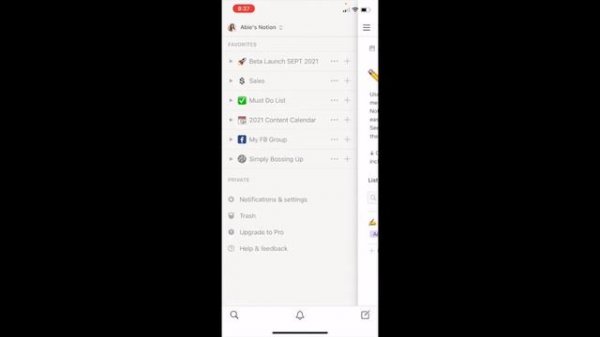 How To Use The Notion iOS App - Notion Tips