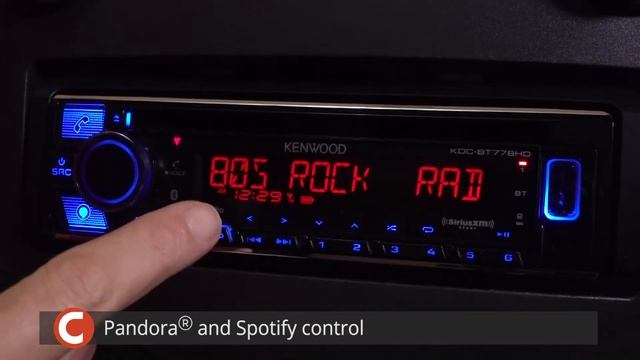 Kenwood KDC-BT778HD Display and Controls Demo | Crutchfield Video смотреть онлайн