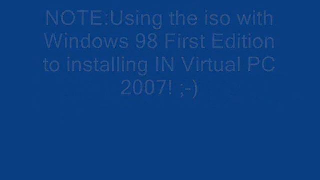 Windows 98 First Edition Is Coming Soon!..wmv смотреть онлайн