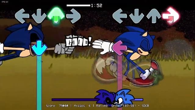 FNF Sonic EXE vs Sonic Confronting Yourself Remastered смотреть онлайн