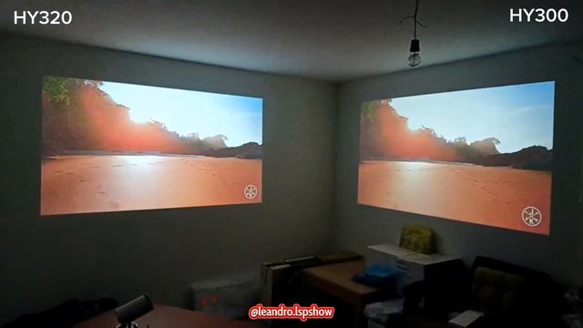 Projetor HY300 ou HY320 qual projetor comprar !? смотреть онлайн