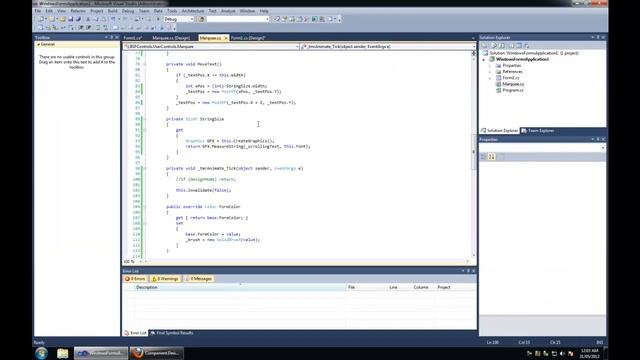 Use DesignMode to disable disign time execution in C# смотреть онлайн