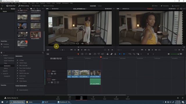 Davinci Resolve Tutorial - Color Grading - Part 01 - Wild VFX смотреть онлайн