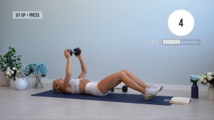 30 MIN KILLER HIIT Full Body Workout - With Weights, Burn Calories + Build Strength at home!