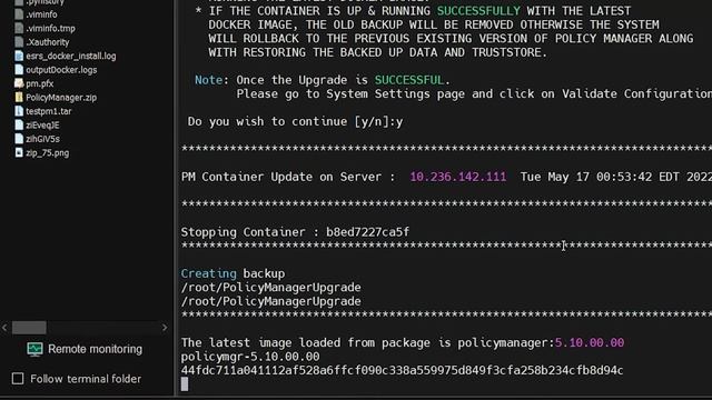 Manually upgrade to Policy Manager 5.10.00 смотреть онлайн