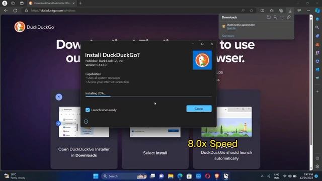 How To Install DuckDuckGo Browse On Windows 11