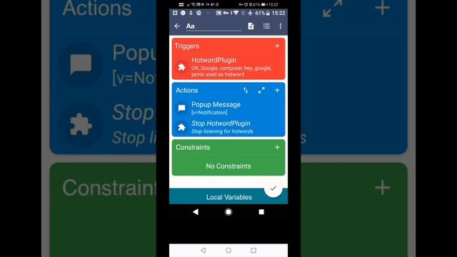 MacroDroid speech recognition with Hotword plugin (Jacob L) смотреть онлайн