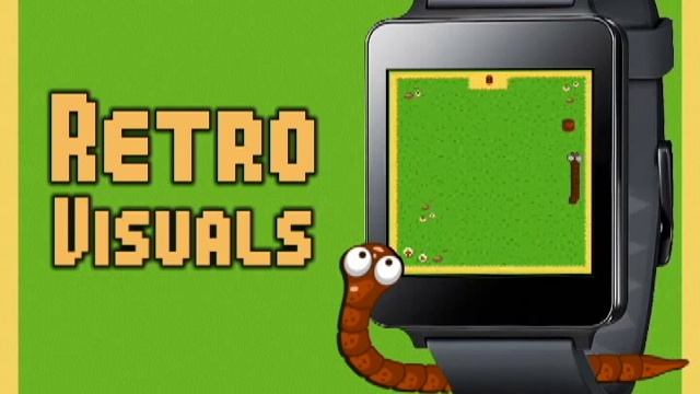 Worm Turns - Android Wear Game for Smartwatch смотреть онлайн