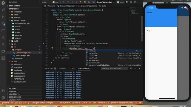Flutter Widget - Drawer Menu (Flutter Series) смотреть онлайн