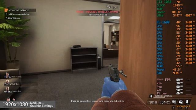 Payday 3 | GTX 1060 6GB | Ryzen 5 1600 смотреть онлайн