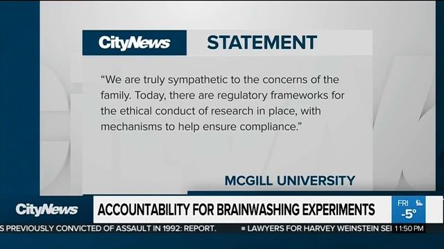 Demanding accountability for brainwashing experiments смотреть онлайн