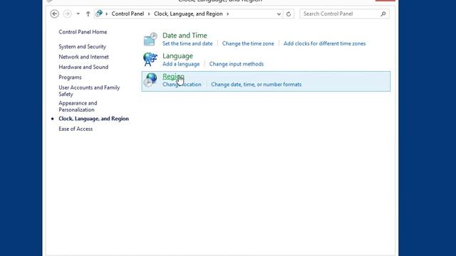 Windows 8.0 Professional - Change the Country or Region Setting in Control Panel смотреть онлайн