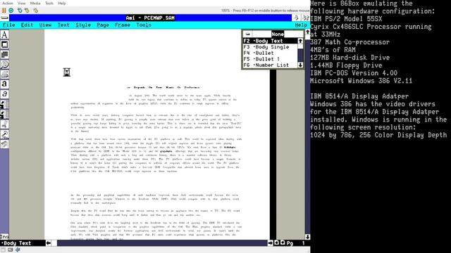 8514/A Fun: Windows 386 (86Box) смотреть онлайн