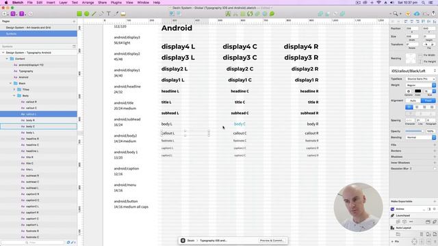 Design Systems, part 4: Typography iOS and android смотреть онлайн