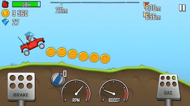 Hill Climb Racing Gameplay Walkthrough Part 1 (Android / iOS ) смотреть онлайн