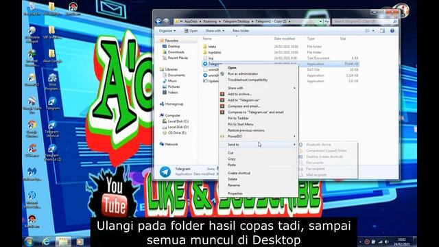 Cara Kloning Aplikasi Telegram Di Laptop dan Komputer смотреть онлайн