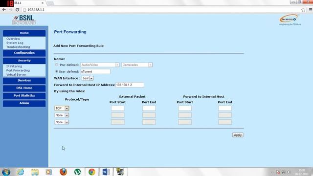How to Port Forward For Torrents[Tut][For Teracom Modems] смотреть онлайн