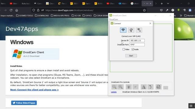 Cara menginstall droidcamx client pada laptop смотреть онлайн